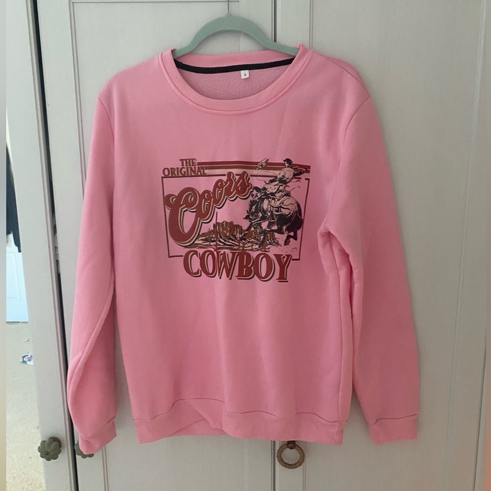 Coors cowboy sweatshirt